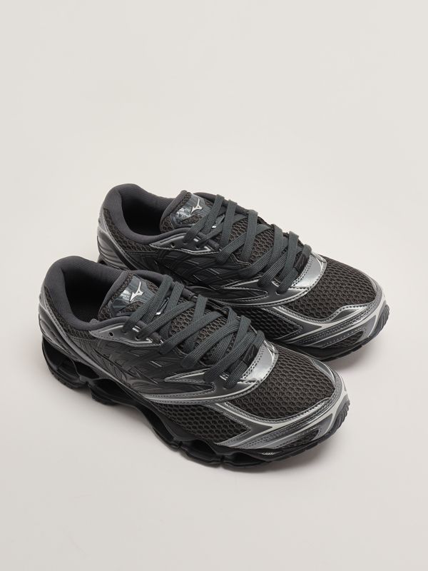 2. Sneakers Wave Prophecy LS in Supreme Cotton Nero-Iron Mizuno d1ga2511