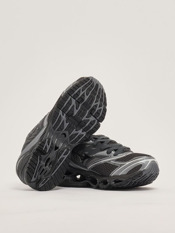 4. Sneakers Wave Prophecy LS in Supreme Cotton Nero-Iron Mizuno d1ga2511