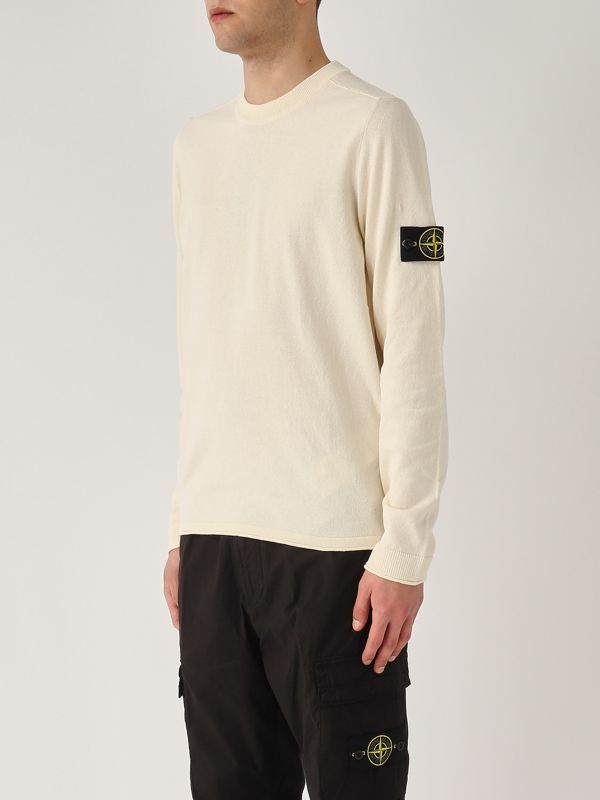 スウェット・トレーナー *STONE * Light Organic Cotton Man to Man Navy 5100062S STONE ISLAND 6100023 Light Organic Cotton Fleece Sweatshirt