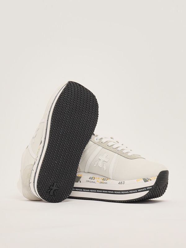 4. Sneakers donna Beth 5603 in pelle Bianco Premiata beth5603