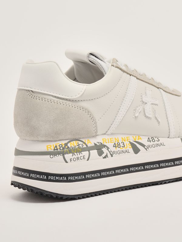 5. Sneakers donna Beth 5603 in pelle Bianco Premiata beth5603