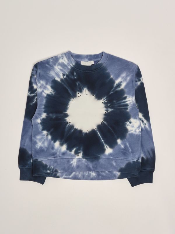 1. Girl's cotton sweatshirt Blue-White Stella McCartney tw4b90z2586