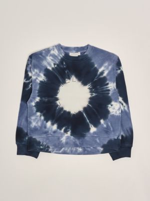 1. Girl's cotton sweatshirt Blue-White Stella McCartney tw4b90z2586