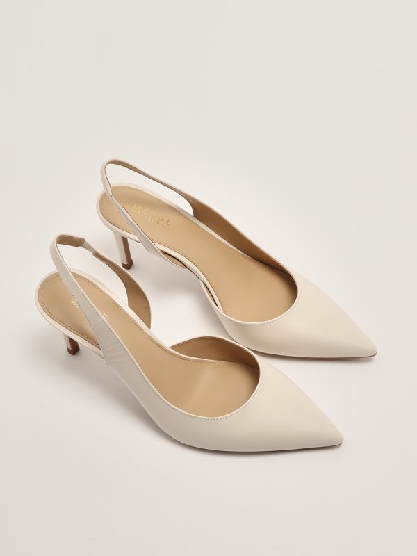 2. Alina Flex women's leather decollete Cream Michael Kors 40r4hnmp1l