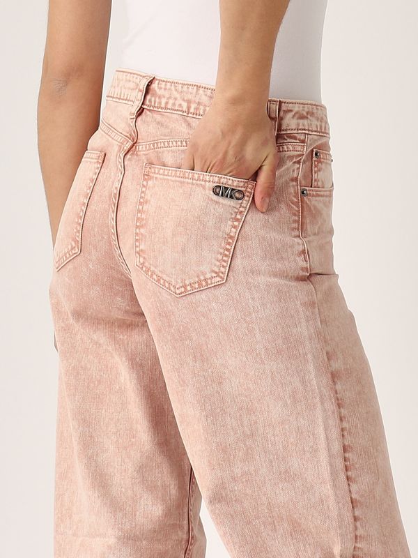 4. Women's cotton jeans Pink Michael Kors ms590654ln