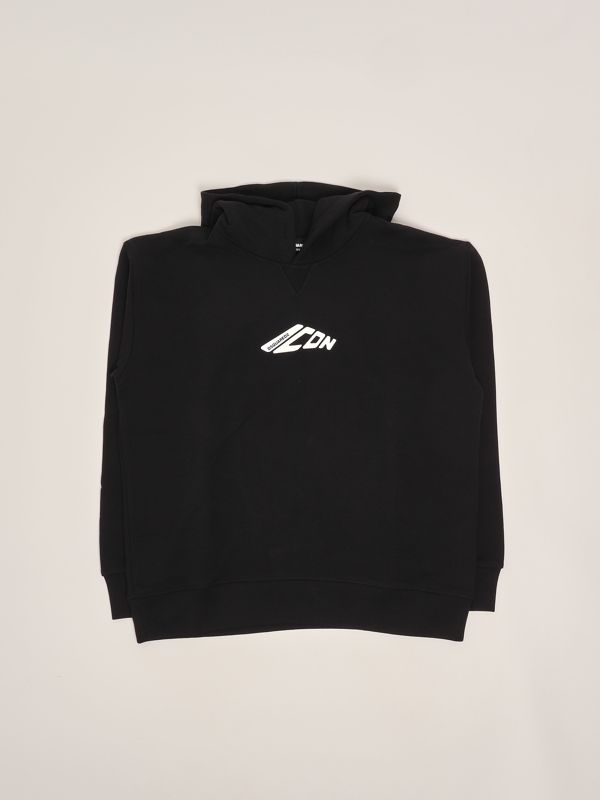 1. Sweat-shirt en coton pour garçon Noir Dsquared2 dq2940d00zf