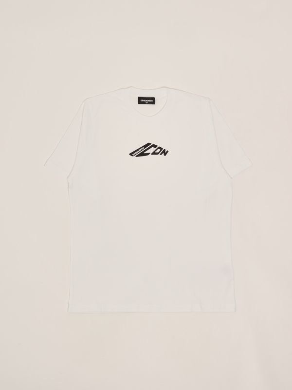 1. Cotton baby T-shirt White Dsquared2 dq2941d00xm
