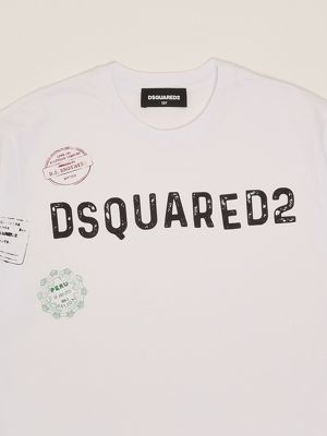 3. Cotton baby T-shirt White Dsquared2 dq2753d0015