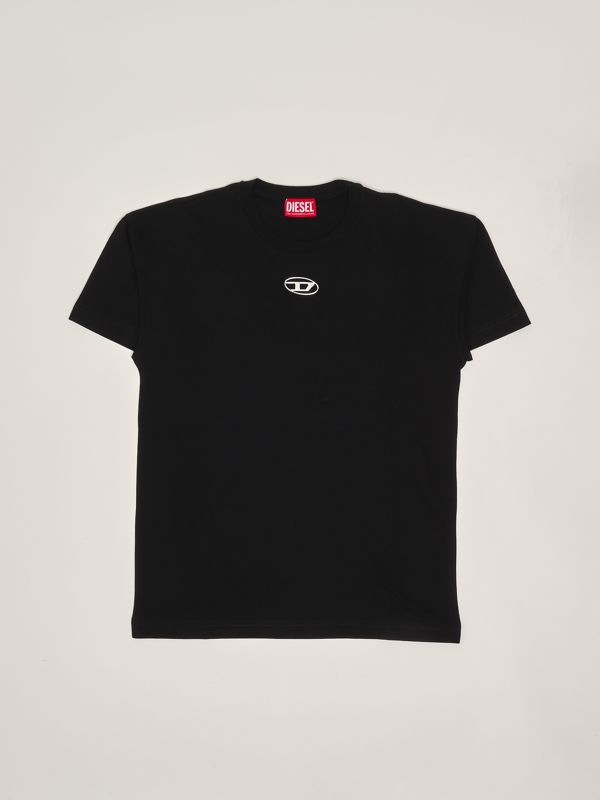 1. Cotton baby T-shirt Black Diesel j0202200yi9