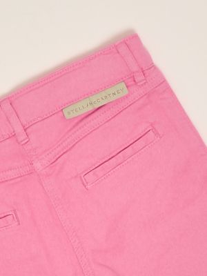 3. Bermuda en coton extensible pour fille Rose Stella McCartney tw6b39z0156