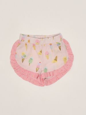 1. Short en coton pour bébé Rose Stella McCartney tw6139z2743