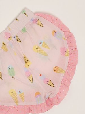 3. Short en coton pour bébé Rose Stella McCartney tw6139z2743