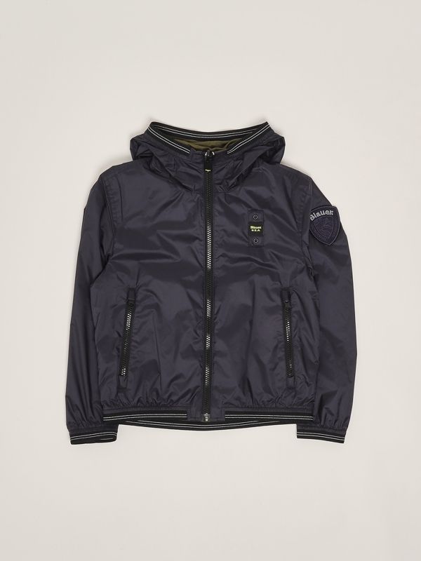1. Kinderjacke aus Nylon Blaugrün Blauer 25sblkc06443007101