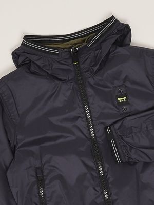 3. Kinderjacke aus Nylon Blaugrün