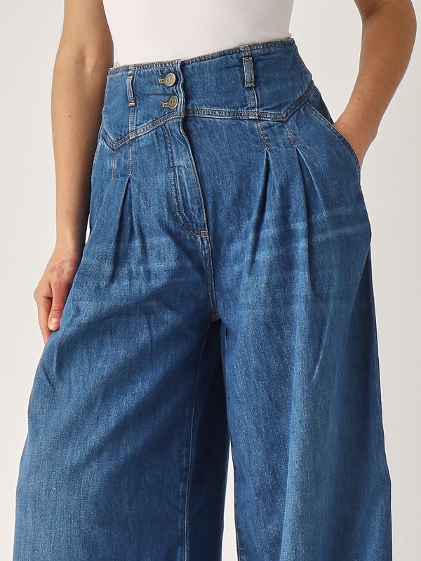 4. Cotton jeans for women Medium Denim Twinset 251tp2611