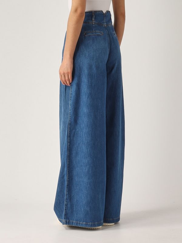3. Cotton jeans for women Medium Denim Twinset 251tp2611