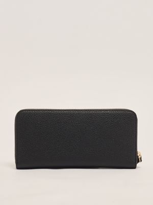 2. Damenbrieftasche aus Kunstleder Schwarz Twinset 251td8064