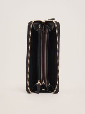 3. Damenbrieftasche aus Kunstleder Schwarz Twinset 251td8064