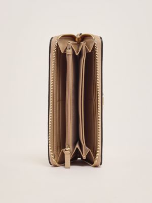 3. Portefeuille pour femme en simili-cuir Gingembre
