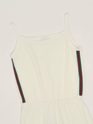 3. Tuta bambina in cotone Bianco Gucci 808682xjgz4
