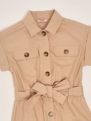 3. Robe en coton pour fille Beige Liu Jo ga5026t2933