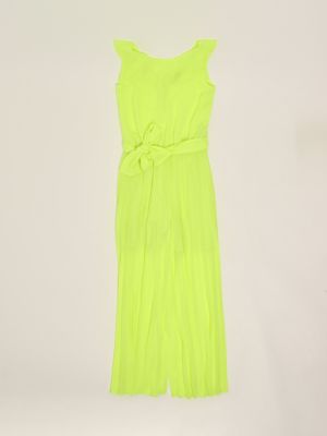 1. Tuta bambina in georgette Fluo Liu Jo ga5211t5142