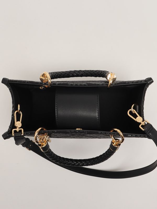 4. Sac jacquard pour femme Noir Elisabetta Franchi bs12a51e2