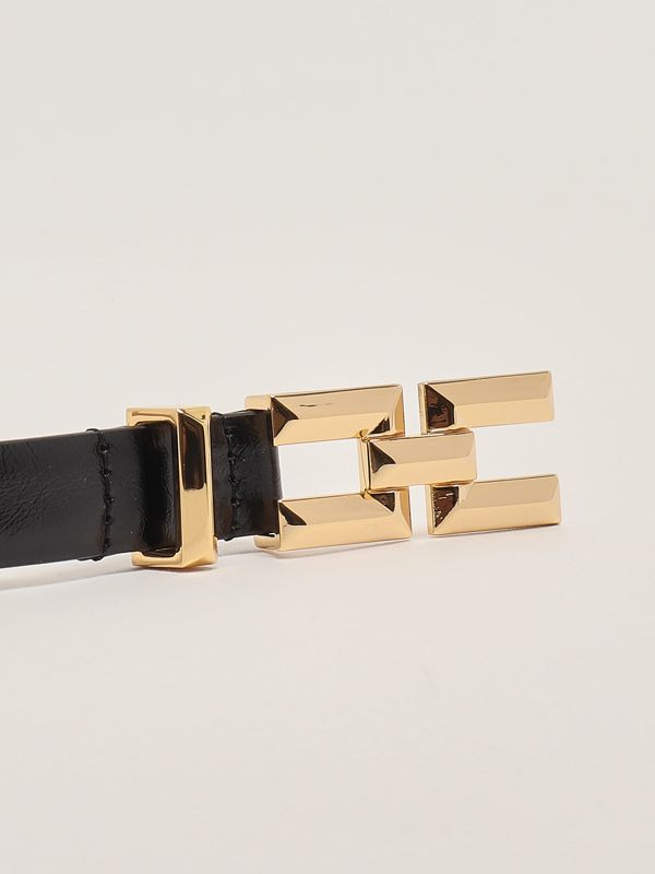 ベルト ELISABETTA FRANCHI Woman Belt Black CT35S 110 ELISABETTA FRANCHI Women's belt ct35s52e2-110 black