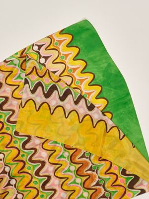2. Foulard donna in seta Arancio-Moro