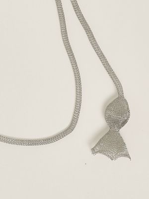 2. Collana donna Crochet in filo di metallo Nickel Maliparmi tc051496061