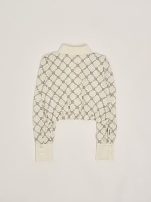 2. Viskose-Shirt für Mädchen Butter-Schwarz Elisabetta Franchi efca2580vi022