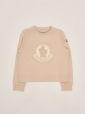 Moncler girl's cotton sweatshirt with logo 9548g00014899ps