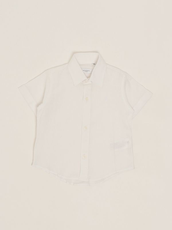 1. Linen newborn shirt Milk Jeckerson 335sjmns25