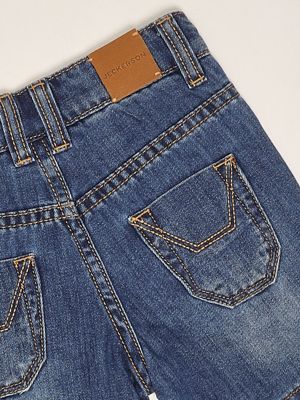 3. Cotton blend baby bermuda shorts Dark Denim Jeckerson 304pjmns25