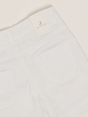 3. Baby-Bermudashorts aus Stretch-Baumwolle Weiß Jeckerson 326pjmns25