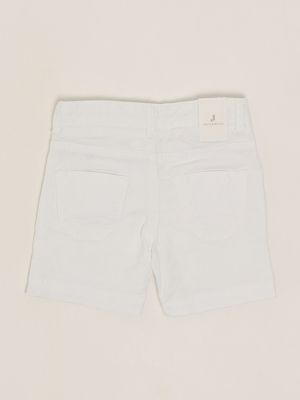 2. Baby-Bermudashorts aus Stretch-Baumwolle Weiß Jeckerson 326pjmns25