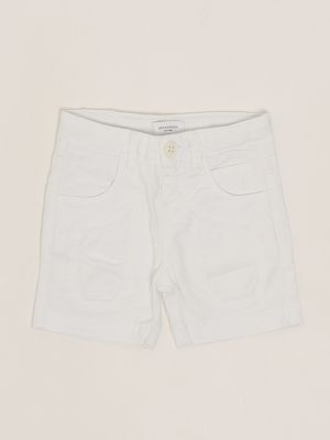 1. Baby-Bermudashorts aus Stretch-Baumwolle Weiß Jeckerson 326pjmns25