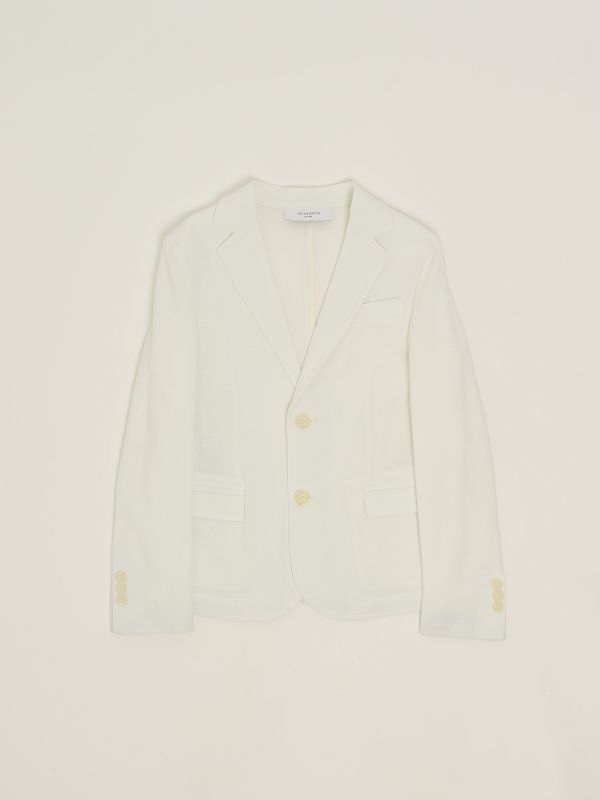 1. Veste pour garçon en coton mélangé Lait Jeckerson 140jjmjs25