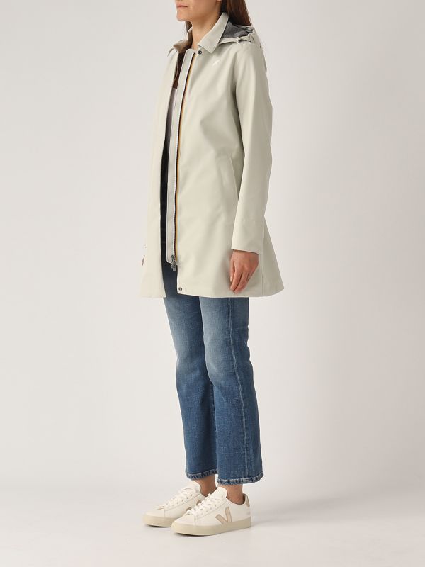 2. Veste Mathy Bonded Jersey pour femme Beige clair K-Way k7127jw