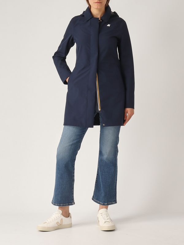 5. Veste Mathy Bonded Jersey pour femme Marine K-Way k7127jw