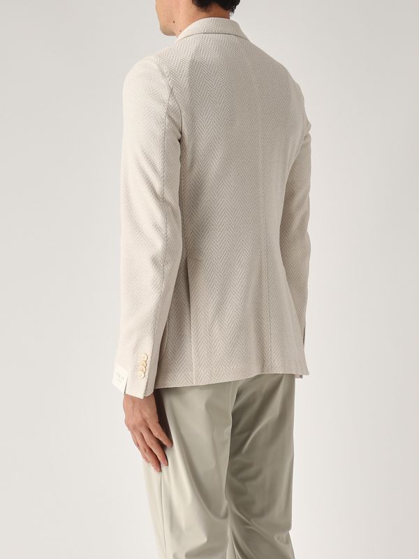 3. Giacca uomo in cotone Bianco Sporco L.B.M. 1911 552072812