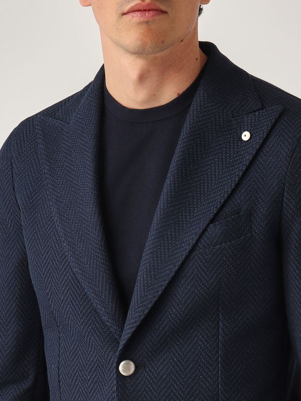 4. Giacca uomo in cotone Blu L.B.M. 1911 552072812