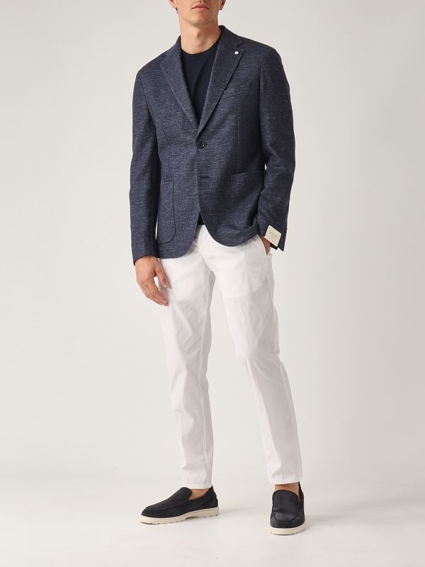 5. Giacca uomo in lino e cotone Blu L.B.M. 1911 552092811