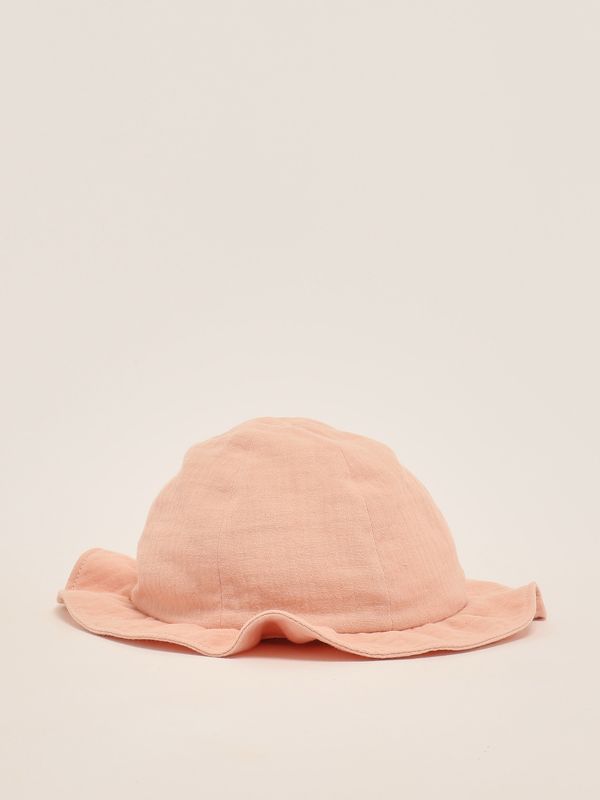 2. Cappello neonato in cotone Rosa Antico Moncler 9513b00009598ax