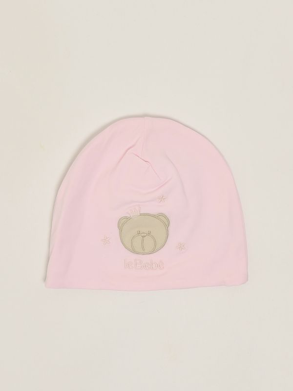 Cappello neonato in cotone stretch lbg5685 Rosa