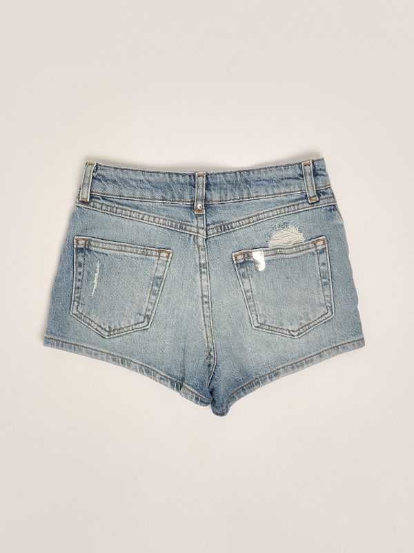 2. Shorts para niña de algodón elástico Denim claro Liu Jo ga5098d4518