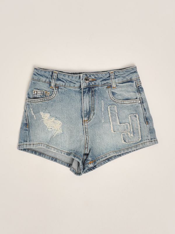 1. Shorts para niña de algodón elástico Denim claro Liu Jo ga5098d4518