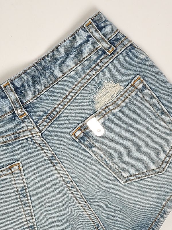 3. Shorts para niña de algodón elástico Denim claro Liu Jo ga5098d4518