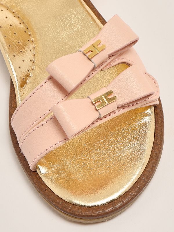 5. Baby girl leather sandal Pink Elisabetta Franchi f1a2e02730092302