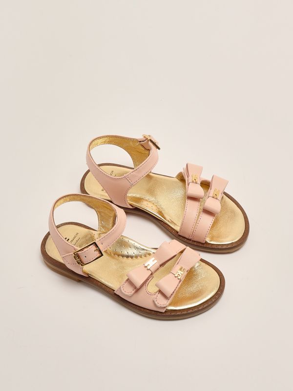 2. Baby girl leather sandal Pink Elisabetta Franchi f1a2e02730092302